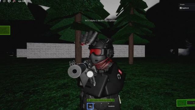 Roblox SCP M.T.F Alpha-1 Stealth-Ops Operator (Avatar Build) смотреть онлайн