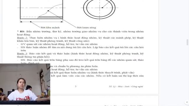 Chương 1: Vẽ Kỹ Thật Cơ Sở (tiet 6) - CONG NGHE 10 | YÊU BẢN THÂN VLOG