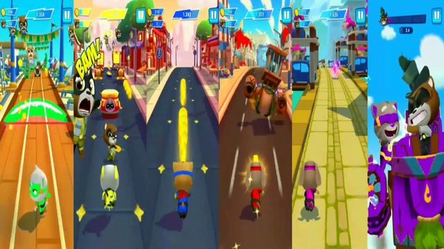 Talking Tom Hero Dash : All Heroes Saving All World And All Heroes & Classic Running Gameplay смотреть онлайн