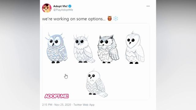 *WINTER OWLS!* & SECRET UPDATE ?❄️ ADOPT ME ROBLOX TEA NEWS LEAKS смотреть онлайн