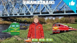 Грузовые поезда / ЖД мост и отчаянные подростки