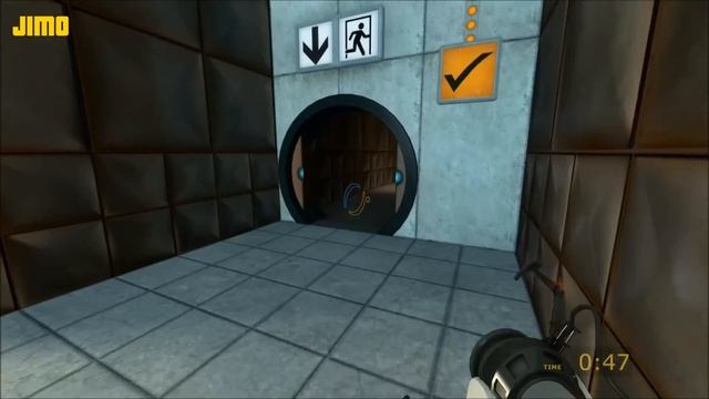 Guide: Portal Least Time Challenge (Test Chamber 18) смотреть онлайн