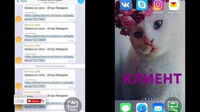 Как собирать лидов из Соц Сетей и Мессенджеров в amoCRM смотреть онлайн