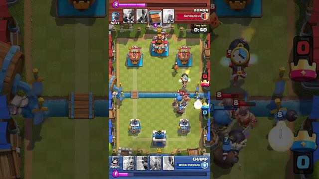 Intense king level 7 vs king level 10 | Clash Royale | ChampTheGamer смотреть онлайн