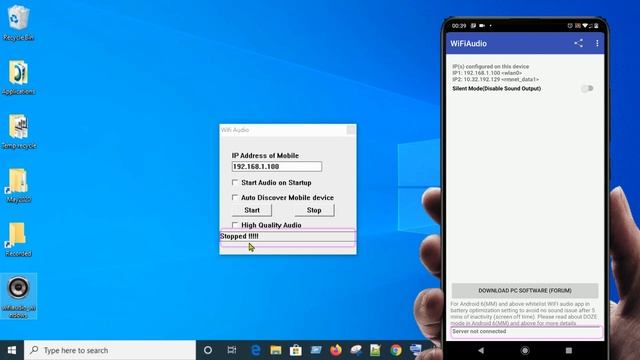 How To stream PC audio to your Android device - Soundwire & wifiaudio смотреть онлайн