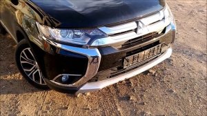 Облезла губа бампера Mitsubishi Outlander 3  :(