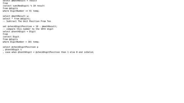 Code Review: Ontario Health Card mod 10 validation смотреть онлайн