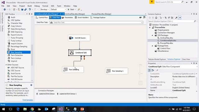 SSIS Conditional Split смотреть онлайн