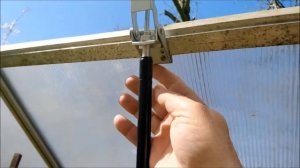 Очень УДОБНО для дачника.АППАРАТ для автоматического открывания окон в теплице.