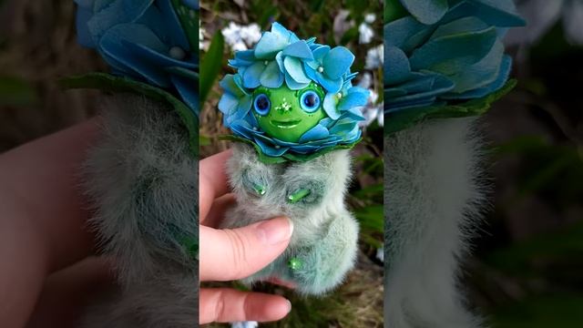 Куклы аниме в стиле тедди Гортензия синяя