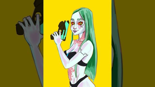 REBECCA CYBERPUNK EDGERUNNERS SPEED PAINT смотреть онлайн