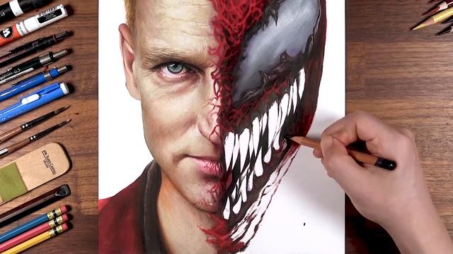 Drawing Carnage (Woody Harrelson) | Drawholic