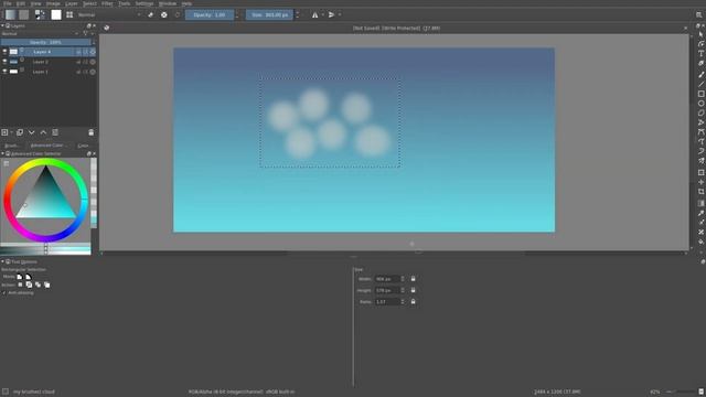 Krita Custom Brushes - Cloud Brush