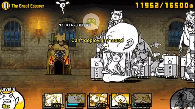 The Battle Cats: The Great Escaper guide (NO Ubers or Crazed Cats!)(Ururun Wolf stage) смотреть онлайн