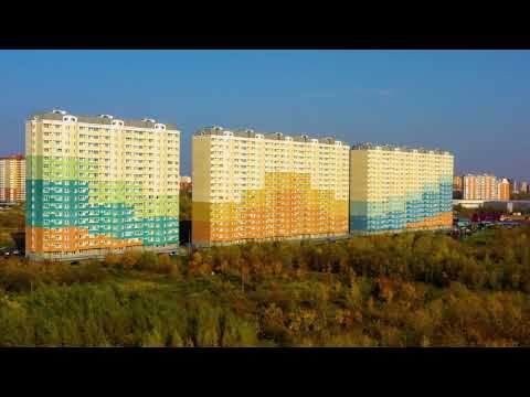 ЖК "Центр-2" с высоты птичьего полета (Октябрь 2020) смотреть онлайн