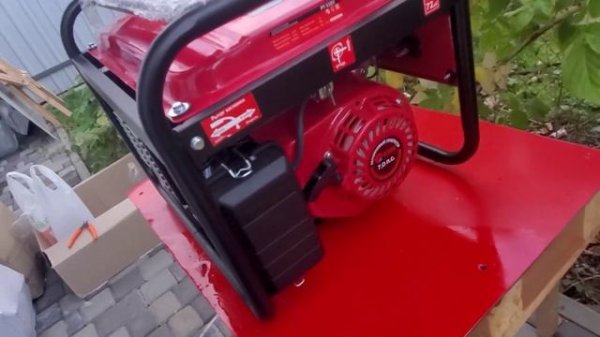 Распаковка и первый Правильный запуск бензогенератора Edon 3300. Первые впечатления