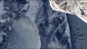 Самую узкую часть между Сахалином и материком показали из космоса