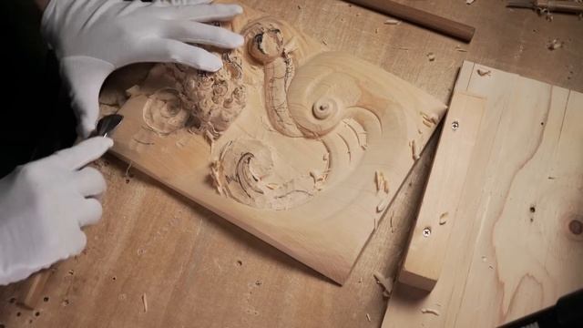 【木彫刻】龍を彫る！龍の浮彫り彫刻を制作する動画【木彫り】 смотреть онлайн