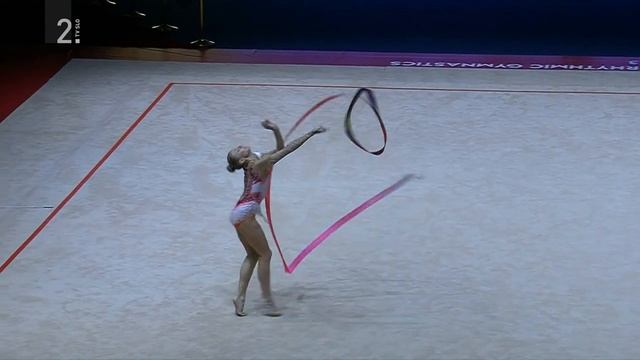 Ekaterina Vedeneeva - Ribbon Final - European Championships 2023 смотреть онлайн