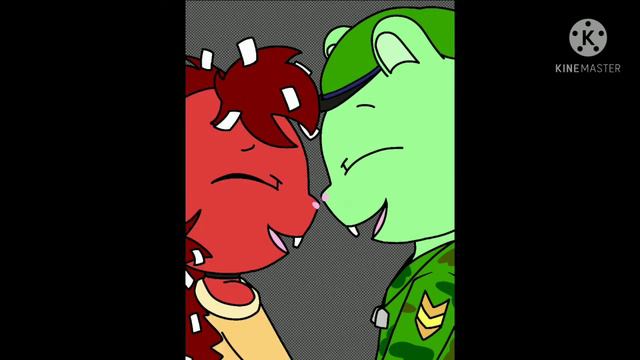 Flaky X Flippy || Fan Art