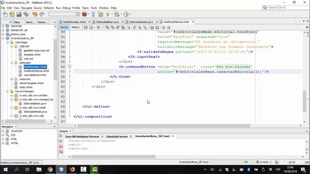 Ejemplo JEE: JPA + EJB + JSF. Modificar editorial смотреть онлайн