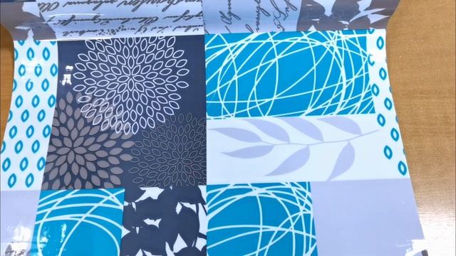 Лепесточки с бирюзой (скатерть гибкое стекло) смотреть онлайн