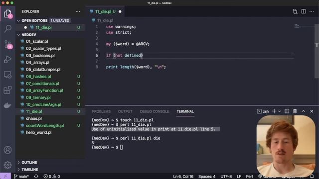 perl5 #13: die // Dealing with errors gracefully смотреть онлайн