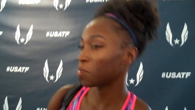 Tianna Bartoletta Talks About Winning 2017 USATFs Long Jump over Brittney Reese смотреть онлайн