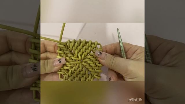 МК Короб из 45 трубочек в технике корневого плетения смотреть онлайн