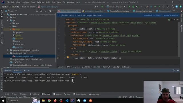 Docker + postgreSQL + Spring Boot + Java + Flyway + Postman + API Restfull смотреть онлайн