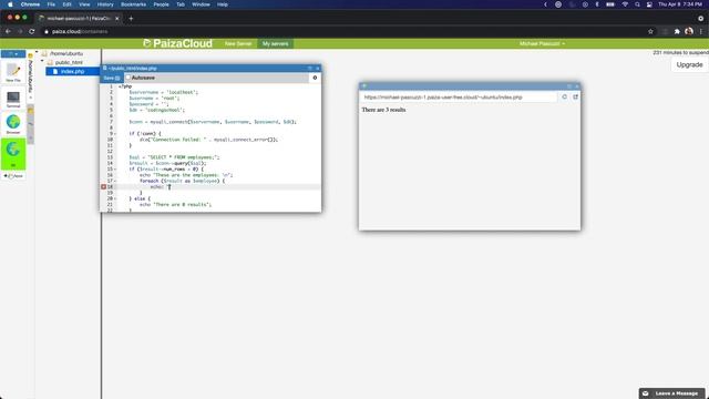Selecting Data with PHP in MySQL смотреть онлайн