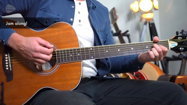 Buddy Holly "Heartbeat" Guitar Lesson - 3 chord songs on acoustic guitar смотреть онлайн