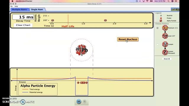 4.7a Alpha Decay Phet смотреть онлайн