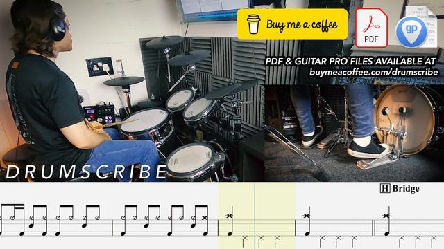 The Unforgiven - Metallica | Drum SCORE Sheet Music Play-Along | DRUMSCRIBE смотреть онлайн