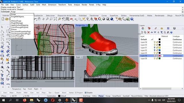 Rhino Avanzado, Botas de trabajo ENG SUB pt 2 #rhinoeros #diseño смотреть онлайн