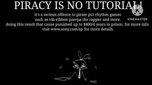 [FAKE] Vib ribbon anti-piracy screen