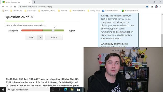 Autistic Person Takes Online Autism Spectrum Test (Am I Autistic Quiz?) смотреть онлайн