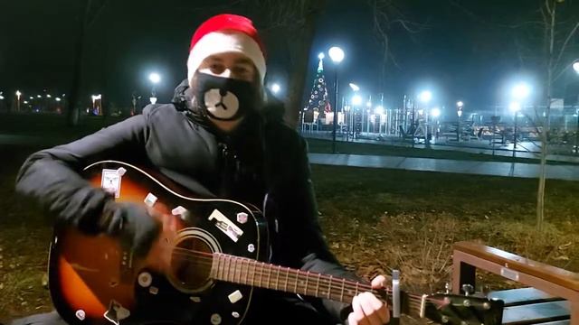 Кавер на гитаре Frank Sinatra LET IT SNOW (cover by German) смотреть онлайн