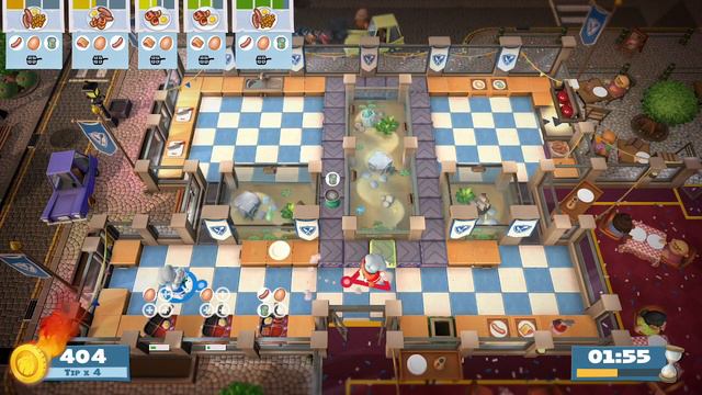 Overcooked! All You Can Eat World Food Festival - World 2 Level 3 - 4 Stars