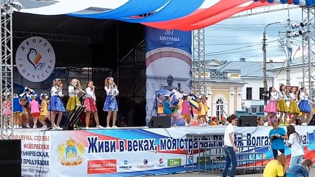День г.Костромы 13.08.2016. Подготовишки школы-студии "Детство" смотреть онлайн