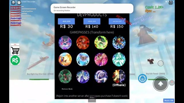 Naruto Tycoon (ROBLOX смотреть онлайн