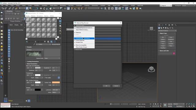 3DS Max Tutorial - How to find the Standard Material смотреть онлайн