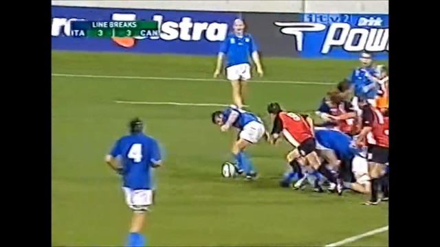 Quentin Fyffe break vs Italy 2003 смотреть онлайн