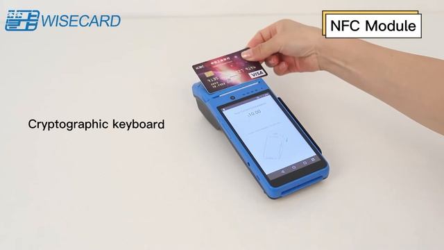 Wifi Bluetooth Smart POS Terminal , POS Machine With Fingerprint Scanner смотреть онлайн