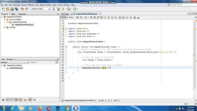 Java the complete Reference (Chapter 21) Example (3) Reading a File via a Channel Example 3 смотреть онлайн