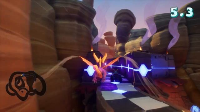 Spyro 2 (Reignited) | Part 27: Canyon Speedway 100% (All Gems & Orbs) смотреть онлайн