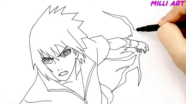 Как нарисовать Саске с Чидори смотреть онлайн