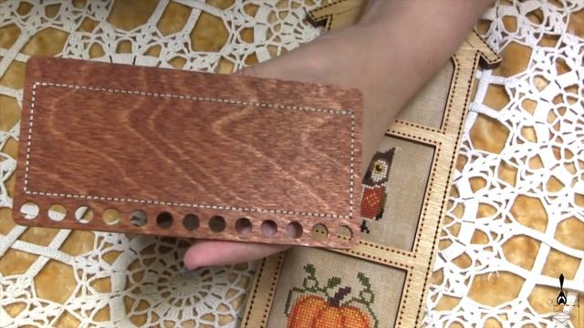 Оформляю осенний домик от Primitive and wood. Вышивка крестом смотреть онлайн