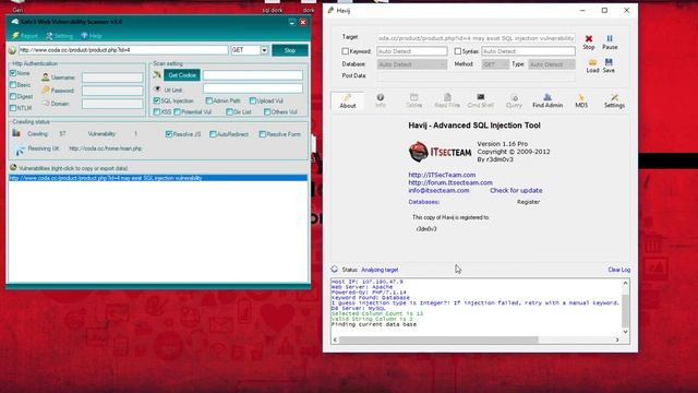 Web Site Sql Açık Tarama Ve Sızma İşlemleri смотреть онлайн