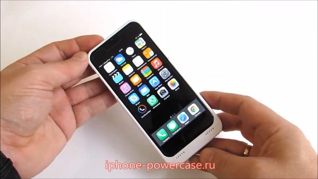 Чехол-зарядка 3500 mAh для iPhone 6 белый смотреть онлайн